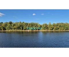 Продам участок 25 соток на первой линии Свири: тишина, природа и статусное место