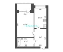 Уютная 1-комнатная квартира 42,6 м² с ремонтом и техникой в 3-м Заречном — заезжай и живи